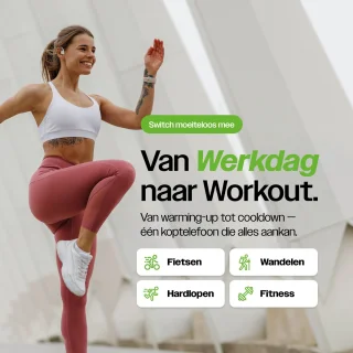 Rebøne Core Bone Conduction Hoofdtelefoon Wit