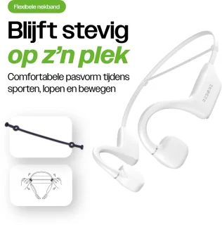 Rebøne Core Bone Conduction Hoofdtelefoon Wit