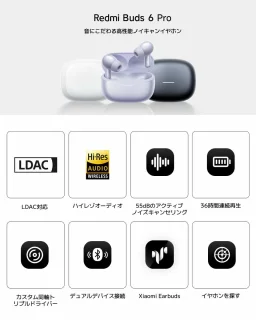 Redmi Buds 6 Pro Space Zwart draadloze oordopjes
