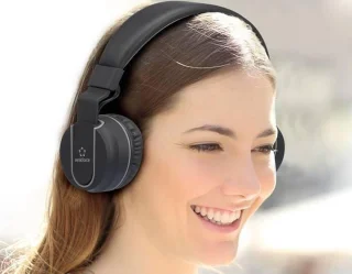 Renkforce RF-BTK-100 On-ear headset Zwart-grijs