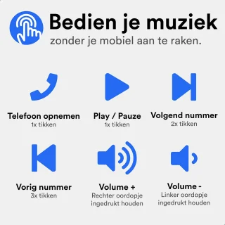 Rolfstone Nova Sport Draadloze Bluetooth Oordopjes