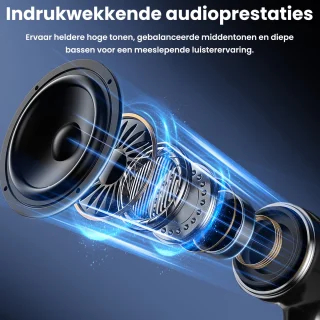 Saaf Draadloze Bluetooth Oordopjes Zwart