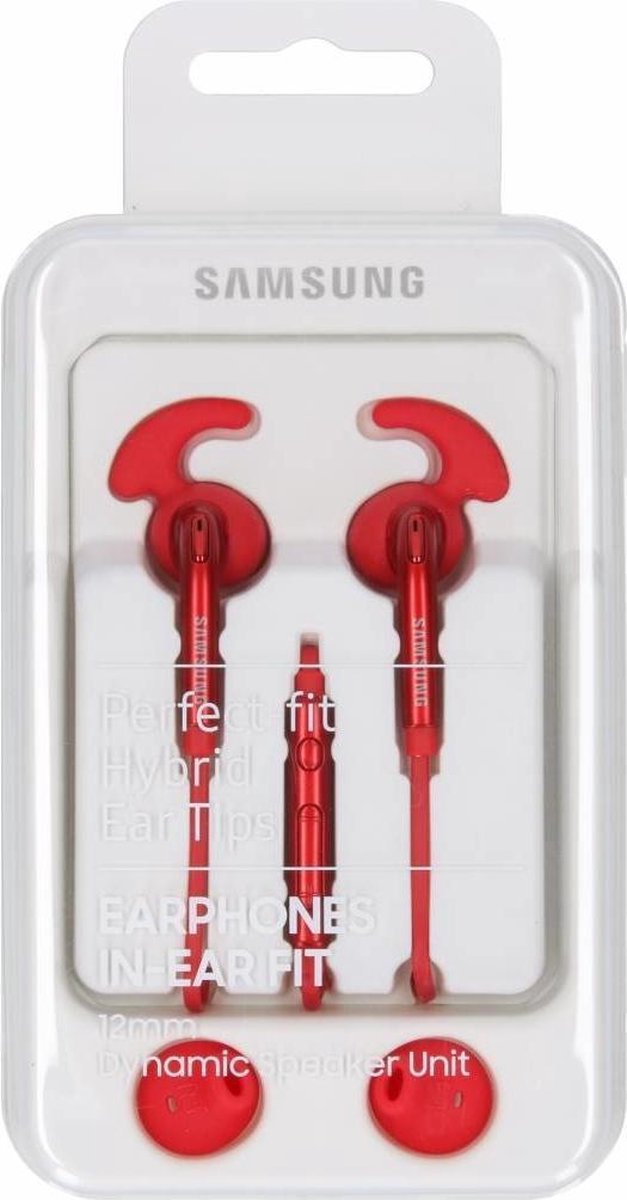 Samsung EO-EG920B rood in-ear stereo headset 3.5mm