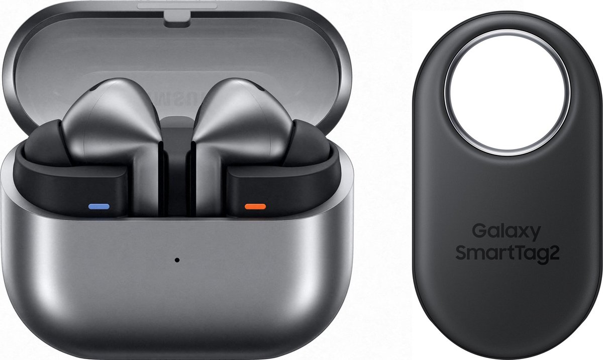 De Samsung Galaxy Buds3 Pro en SmartTag2 Grijs in één oogopslag