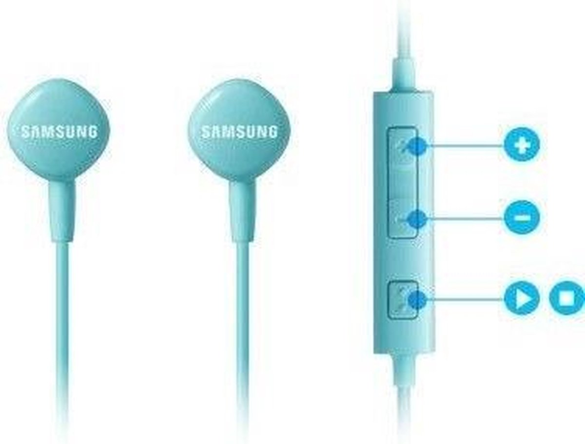 Samsung in-ear headset 3.5mm licht blauw