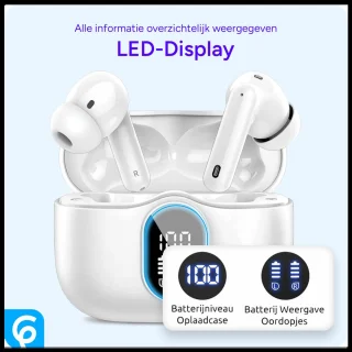 SBG Draadloze Bluetooth 5.3 Oordopjes Wit