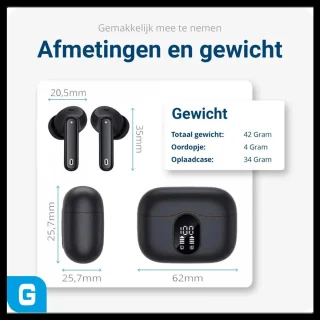 SBG Duo Pack Draadloze Oordopjes Zwart