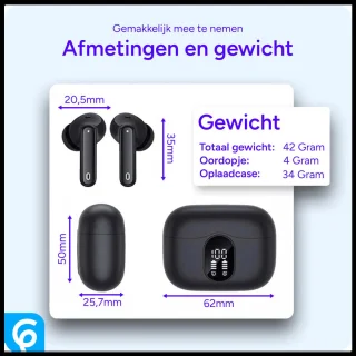 SBG Duo Pack Draadloze Oordopjes Zwart