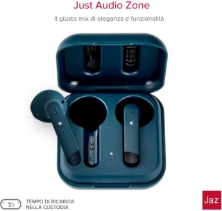 SBS Tejzear Hoofdtelefoon Bluetooth USB-C Blauw