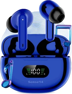 Sense14 J96 Draadloze Bluetooth Oordopjes Blauw