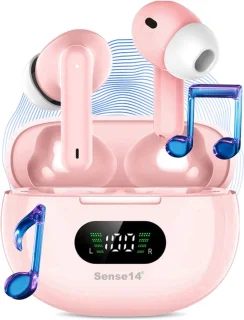 Sense14 J96 Draadloze Bluetooth Oordopjes Roze