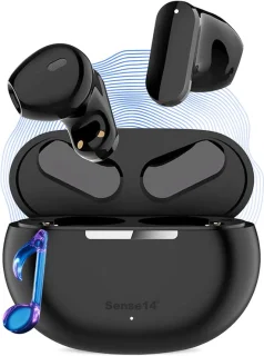 Sense14 T18 Mini Draadloze Oordopjes Bluetooth 5.3 Zwart