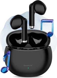 Sense14 TW200 Draadloze Noise Cancelling Oordopjes Zwart
