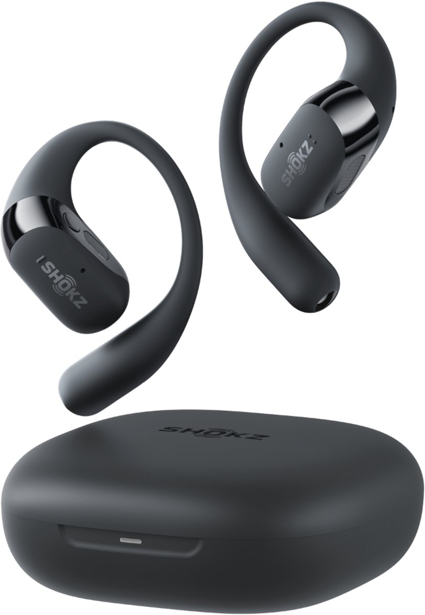 Wat vinden we goed aan de Shokz OpenFit 2 Draadloze Open-Ear Sporthoofdtelefoon Zwart