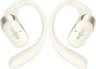 Shokz OpenFit 2 Draadloze Sporthoofdtelefoon Beige