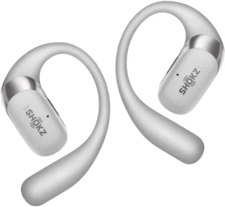 Shokz OpenFit 2+ Draadloze Sporthoofdtelefoon Grijs