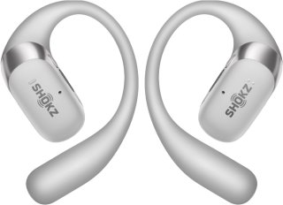 Shokz OpenFit 2+ Draadloze Sporthoofdtelefoon Grijs