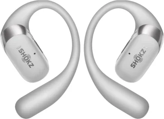 Shokz OpenFit 2+ Draadloze Sporthoofdtelefoon Grijs