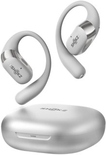 Shokz OpenFit 2+ Draadloze Sporthoofdtelefoon Grijs