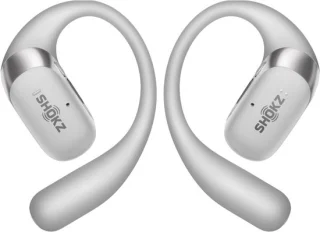 Shokz OpenFit 2+ Draadloze Sporthoofdtelefoon Grijs