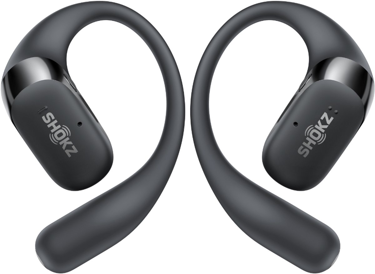 Shokz OpenFit 2+ Sporthoofdtelefoon Zwart