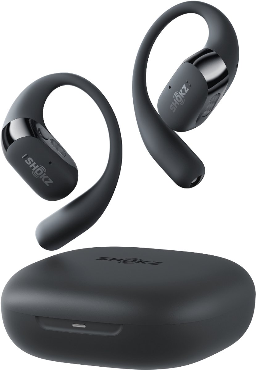 Shokz OpenFit 2+ Sporthoofdtelefoon Zwart