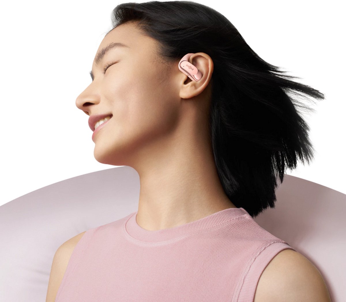 Shokz OpenFit Air Draadloze Sporthoofdtelefoon Roze