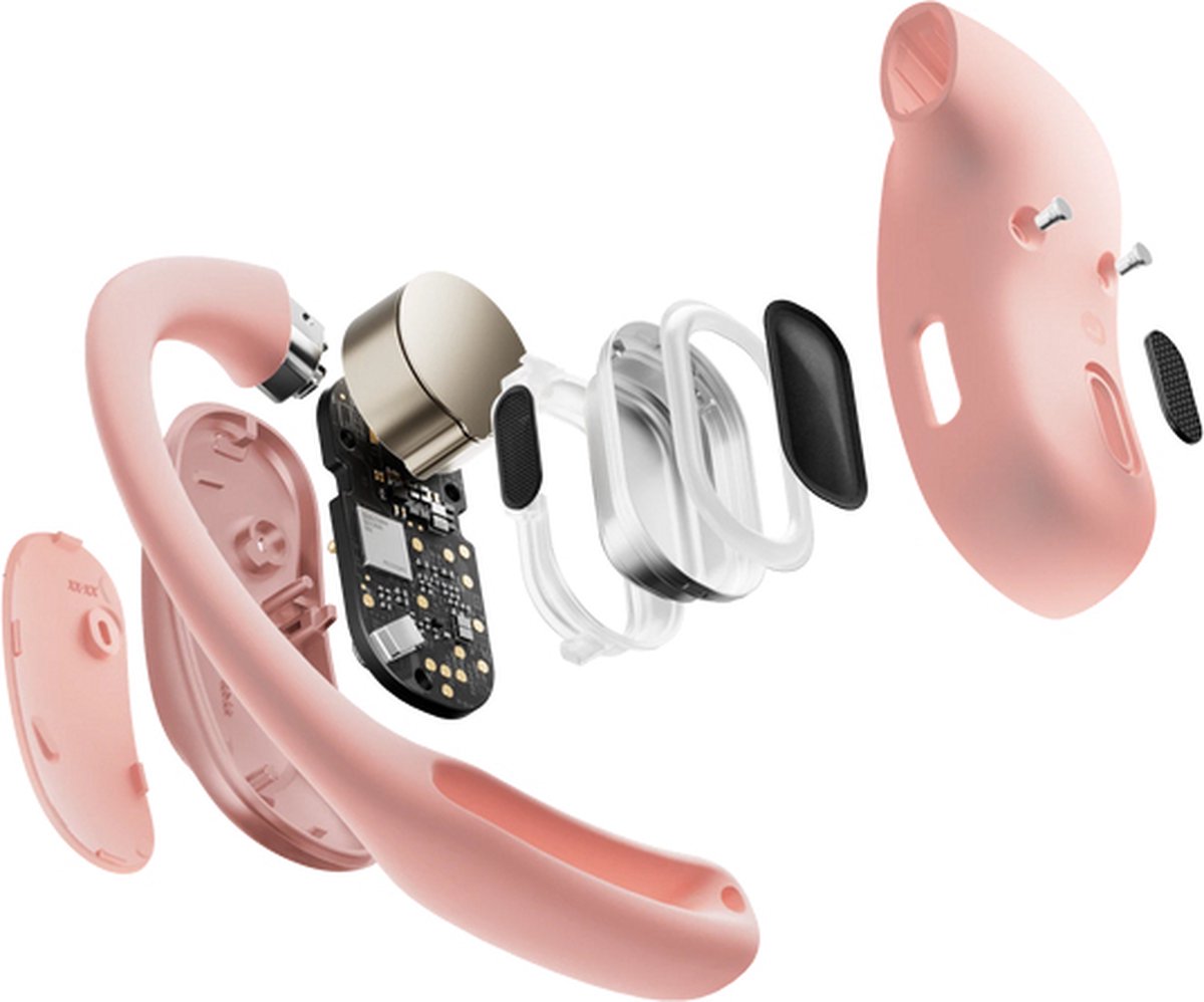 Shokz OpenFit Air Draadloze Sporthoofdtelefoon Roze