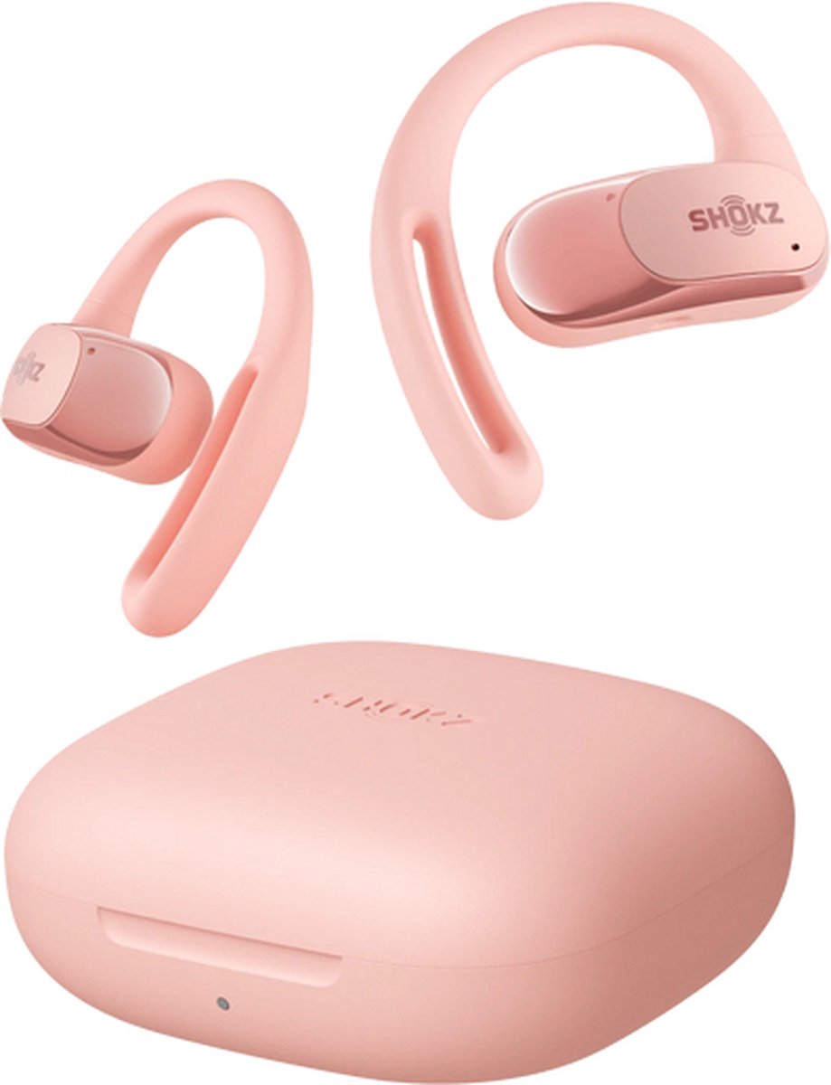 Shokz OpenFit Air Draadloze Sporthoofdtelefoon Roze