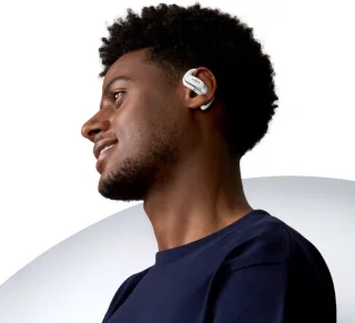 Shokz OpenFit Air Draadloze Sporthoofdtelefoon Wit