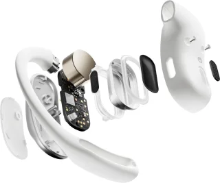 Shokz OpenFit Air Draadloze Sporthoofdtelefoon Wit