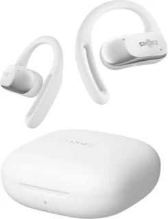 Shokz OpenFit Air Draadloze Sporthoofdtelefoon Wit