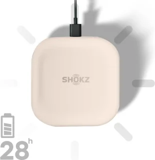Shokz OpenFit Sporthoofdtelefoon Beige