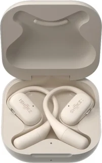 Shokz OpenFit Sporthoofdtelefoon Beige