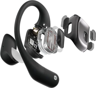 Shokz OpenFit Sporthoofdtelefoon Zwart