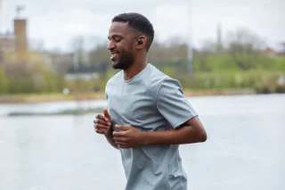 Shokz OpenFit Sporthoofdtelefoon Zwart