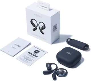 Shokz OpenFit Sporthoofdtelefoon Zwart