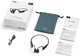 Shokz OpenRun Mini USB-C Sporthoofdtelefoon Zwart