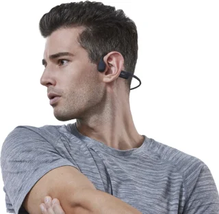 Shokz OpenRun Mini USB-C Sporthoofdtelefoon Zwart