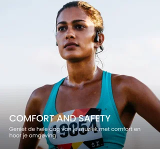 Shokz OpenRun Mini USB-C Sporthoofdtelefoon Zwart