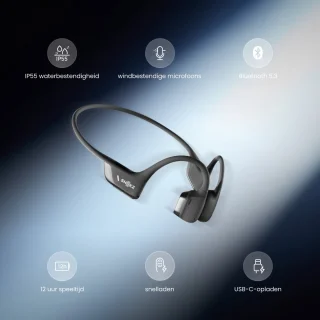 Shokz OpenRun Pro 2 Mini Sporthoofdtelefoon Zwart