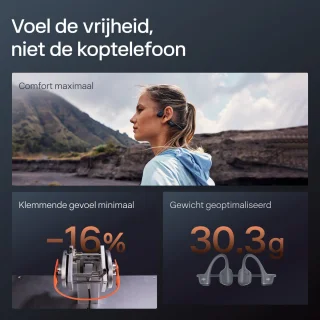 Shokz OpenRun Pro 2 Sporthoofdtelefoon Zwart