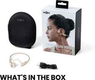 Shokz Openrun Pro Mini Sporthoofdtelefoon Beige