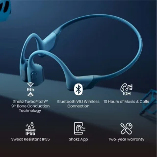 Shokz OpenRun Pro Sporthoofdtelefoon Blauw