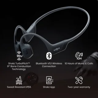 Shokz OpenRun Pro Sporthoofdtelefoon Zwart
