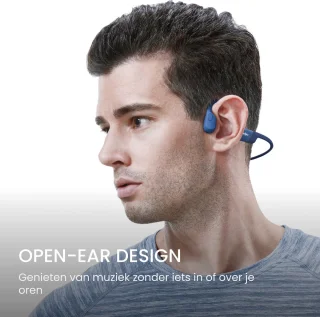 Shokz OpenRun USB-C Sporthoofdtelefoon Blauw