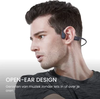 Shokz OpenRun USB-C Sporthoofdtelefoon Zwart