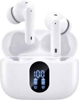 Siltcon SoundWave Pro 1 Draadloze Bluetooth Oordopjes Wit