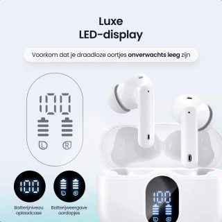 Siltcon SoundWave Pro 1 Draadloze Bluetooth Oordopjes Wit