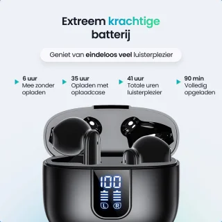 Siltcon SoundWave Pro 2 Draadloze Bluetooth Oordopjes Zwart